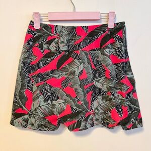 Tail Sport Performance Golf Skort Built In Shorts Red Tropical Womens Size Small